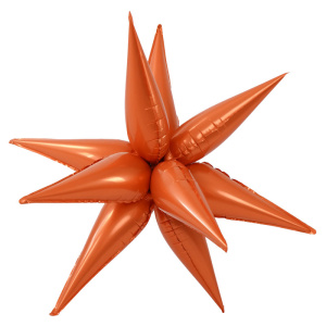 Звезда Составная 12 элементов Папайя в упаковке 66 см