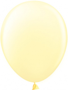 Воздушные шары 100 шт 10"(25 см) Макарунс, Неаполитанский желтый,, пастель ТМ Шаринг
