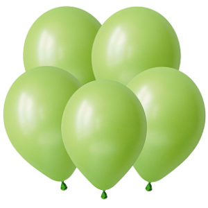 Воздушные шары 100 шт 12"(30 см) Лайм ТМ DECOBAL