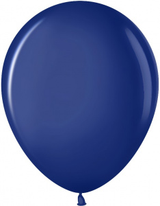 Воздушные шары 100 шт 12"(30 см) темно синяя пастель Малайзия