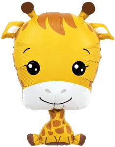 Шар (35''/89 см) Фигура, Жирафик, 1 шт. в уп., 940547