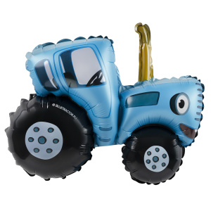 ШФ с клапаном (12''/30 см) Мини-фигура, Синий трактор, 5 шт. в уп.