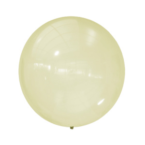 Воздушные шары 24"(61 см) кристалл Bubble YELLOW 1 шт