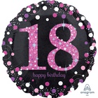 ШФ круг 18"(46 см) HB Sparkling Birthday 18 pin  1 шт