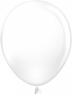 Воздушные шары 100 шт 12"(30 см) белый пастель (ТМ Шаринг)