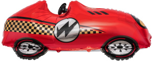 Шар (43''/109 см) Фигура, Гоночная машина, Формула 1, Красный, 1 шт., 26181