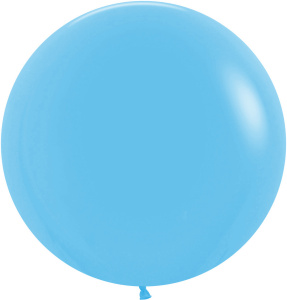 Шар латексный 30"(76см) Голубой (040), пастель 1 шт