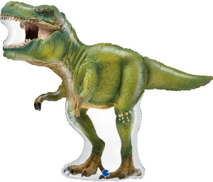 Шар фигура фольгированная 37"(94 см) Динозавр Тираннозавр 1 шт.