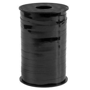 Лента полипропиленовая (0,5 см*250 м) Черный, Лаковый, 1 шт., RC-SPC17
