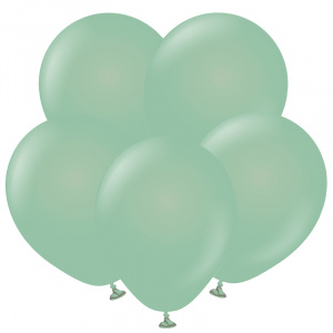 Воздушные шары 100 шт 5"(12.5 см) пастель Серо-зеленый Турция