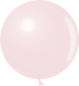 Шар (24''/61 см) Светло-розовый, макарунс, 3 шт., 624021/3