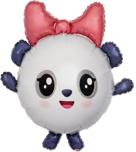 Шар (38''/97 см) Фигура, Малышарики, Пандочка, 1 шт. в уп.