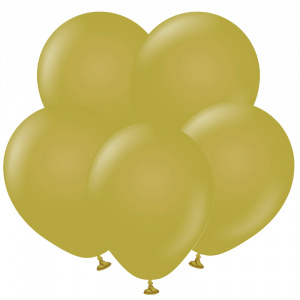Воздушные шары 100 шт 12"(30 см) пастель Оливковый Турция