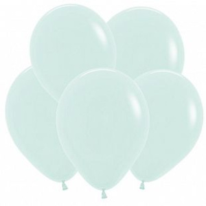 Воздушные шары 100 шт 12"(30 см) мятный макаронс ТМ Sempertex