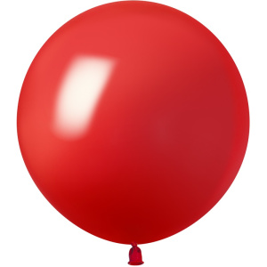 Шар (24''/61 см) Красный, пастель 3 шт.