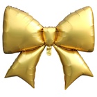 1207-6207 К ФИГУРА Бант золотой сатин