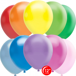 Воздушные шары 12"(30см) ассорти пастель, 50 шт