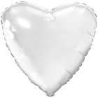 1204-1639 Р Б/РИС СЕРДЦЕ 36" Сатин White