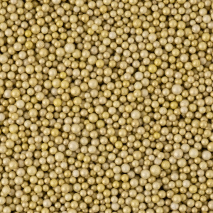 Шарики пенопласт, Золото, Металлик, 2-4 мм, 10 гр., 6233548