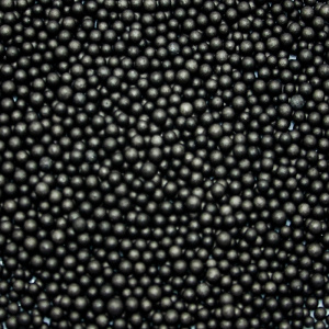 Конфетти шарики пенопласт черные 2-4 мм, 500 мл