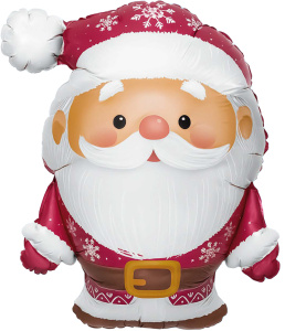 Шар (27''/69 см) Фигура, Дед Мороз, 1 шт. в уп., 229383