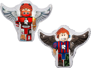 Шар (21''/53 см) Фигура, Крылатый герой, 1 шт. в уп., 23115P