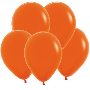 Воздушные шары 100 шт 12"(30 см) оранжевый ТМ Sempertex
