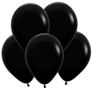 Воздушные шары 100 шт 5"(13 см) черный ТМ Sempertex