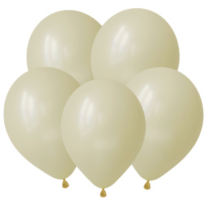 Воздушные шары 100 шт 12"(30 см) Айвори ТМ DECOBAL