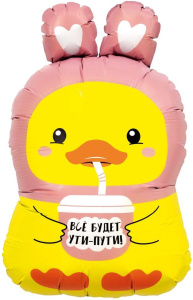 Шар (29''/74 см) Фигура, Уточка, 1 шт. в уп., 941032