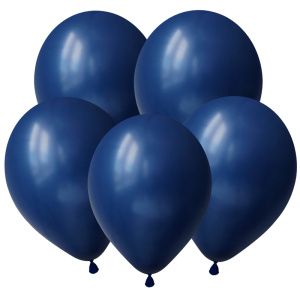 Воздушные шары 100 шт 12"(30 см) Темно-синий ТМ DECOBAL