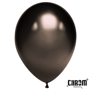 Воздушные шары 50 шт 5"(13 см) Черный хром