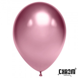 Воздушные шары 5"(13 см) розовый, хорм 50 шт