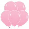 Воздушные шары 100 шт 5"(12.5) пастель розовый Турция