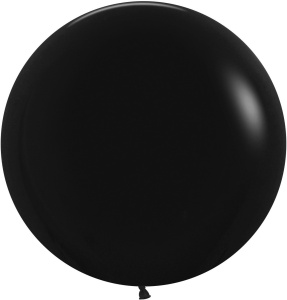 Воздушные шары 24"(61см) Черный пастель 1 шт