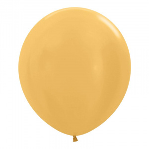 Воздушные шары 30"(76 см) металлик золото 1 шт
