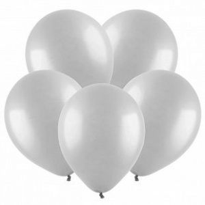 Воздушные шары 100 шт 5"(12.5 см) пастель серый Турция