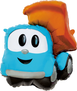 Шар фигура фольгированная (30''/76 см) Грузовичок Лева, 1 шт. в упак.