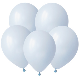 Воздушные шары 100 шт 12"(30 см) Голубой макаронс ТМ DECOBAL