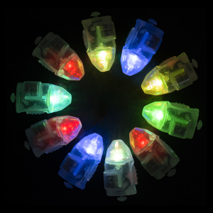 Подсветка в шар, постоянное свечение, 1,5*1,1*3 см. Разноцветный, 10 шт., 6231772