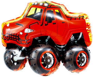 Шар (35''/89 см) Фигура, Джип Монстр-Трак, 1 шт., 27032
