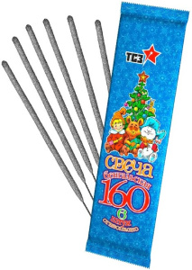 Бенгальский огонь 30 сек, 16 см, 6 шт. с держат., ТР165