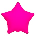 1204-1553 К Б/РИС ЗВЕЗДА 18" Неон Fuchsia