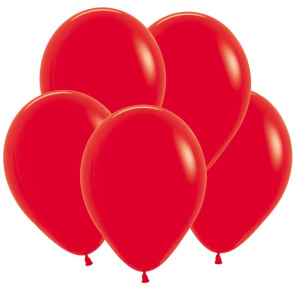 Воздушные шары 100 шт 12"(30 см) красный ТМ Sempertex